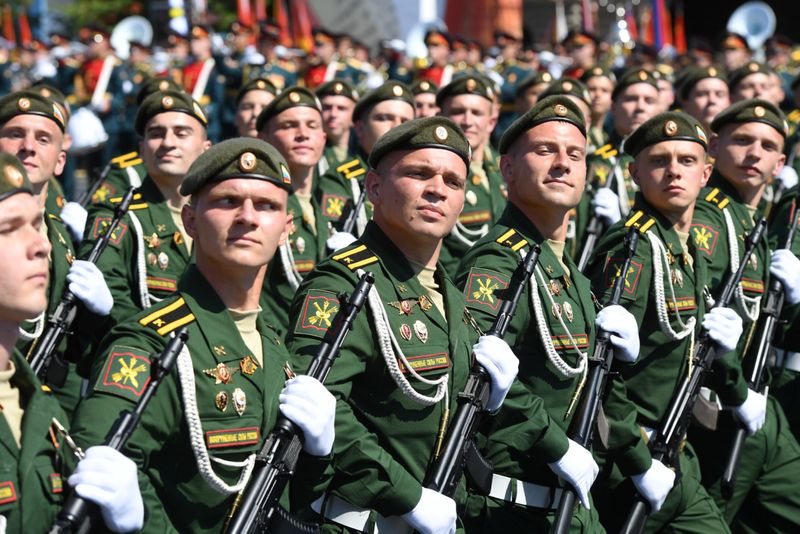 russia marks 75th victory day parade anniversary