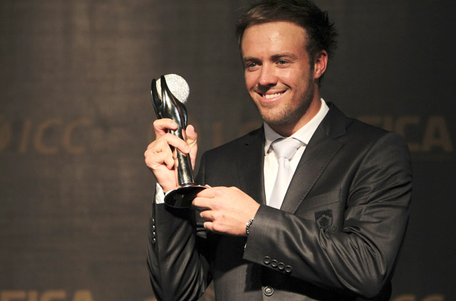 Image result for Ab de villiers iCC ODI player of the year