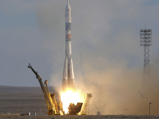 Rocket Blasts Off With 2 Russians, 1 American | Europe – Gulf News