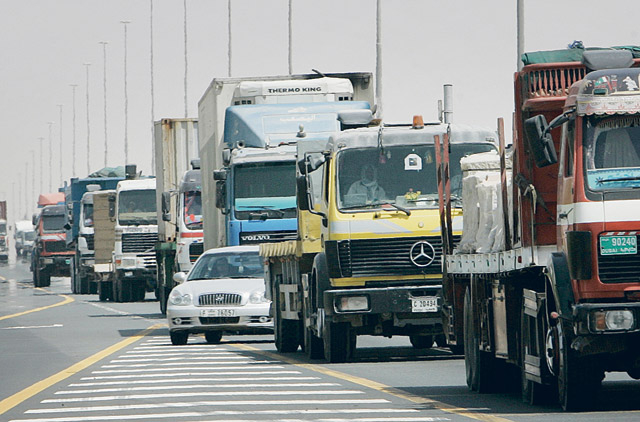 Trucks banned from entering Abu Dhabi during New Year | Transport – Gulf  News
