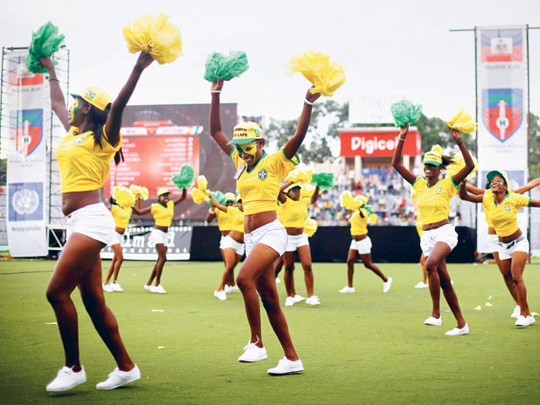 Brazil bring cheer to Haiti