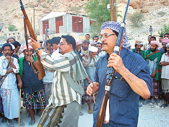 Men are known by the guns they keep in Yemen | Yemen – Gulf News