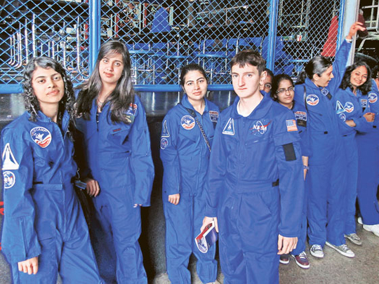 Students Get A Taste Of Space Education Gulf News