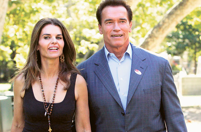 Arnold schwarzenegger with woman cheated 