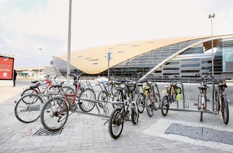 metro parking dubai spaces stations bicycle rack use gulf dubaimetro eu