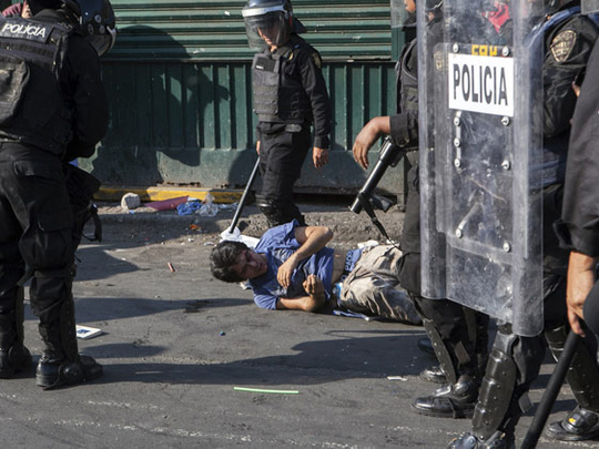 51 hurt, 97 held in Mexico protests | Americas – Gulf News