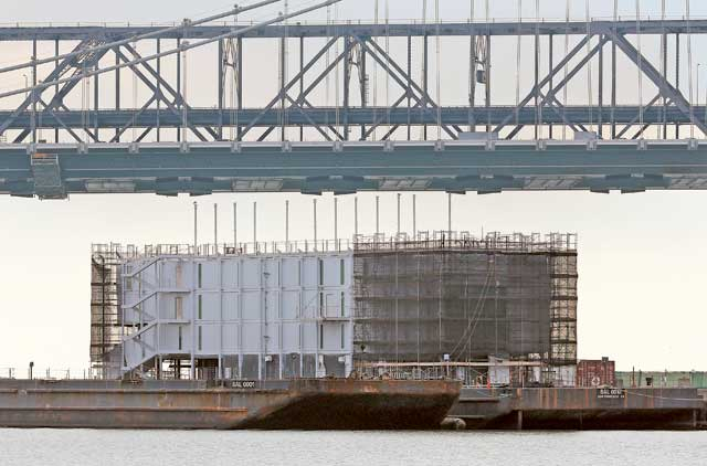 Google's so-called mystery barge must relocate in light of permit