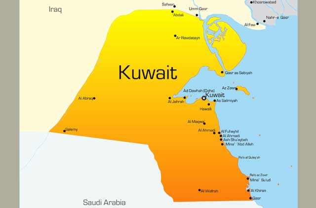 Кувейт страна на карте мира фото