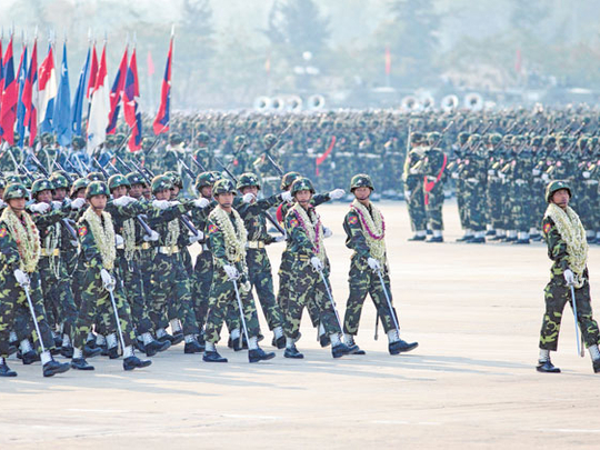 Myanmar showcases military might as unrest spreads | Oceania – Gulf News