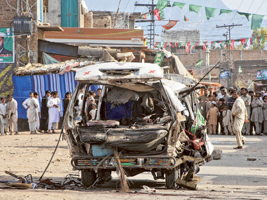 Bomb Blast On Bus Kills Nine In Peshawar | Pakistan – Gulf News