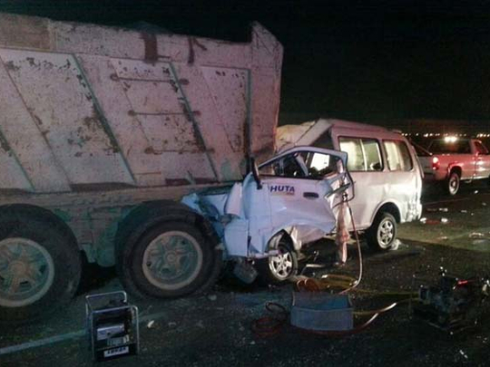 14 dead in horrific Saudi Arabia crash | Saudi – Gulf News