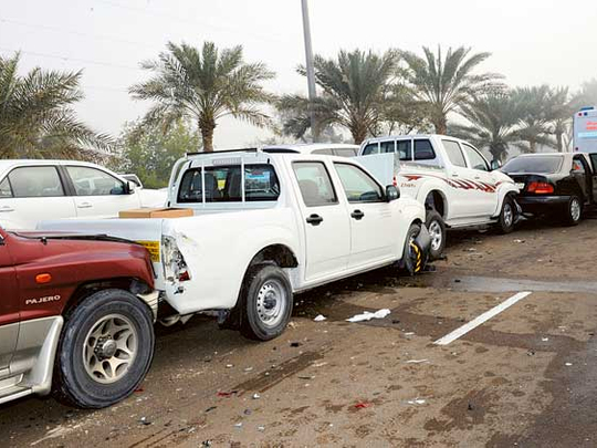 57-vehicle pile-up is largest in Al Ain history | Transport – Gulf News