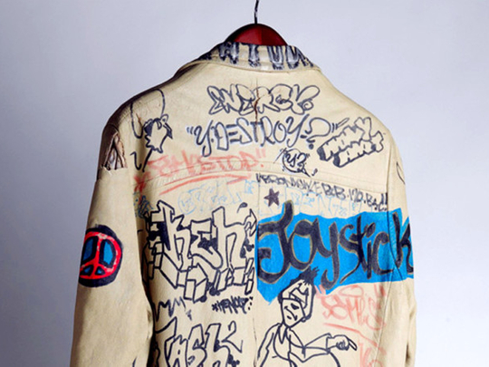 A Jacket Tagged by Jean-Michel Basquiat, Stephen Sprouse Was Recently  Auctioned Off – Traver Dodorye The Art Guru