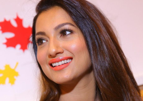 Gauhar Khan Short Dress