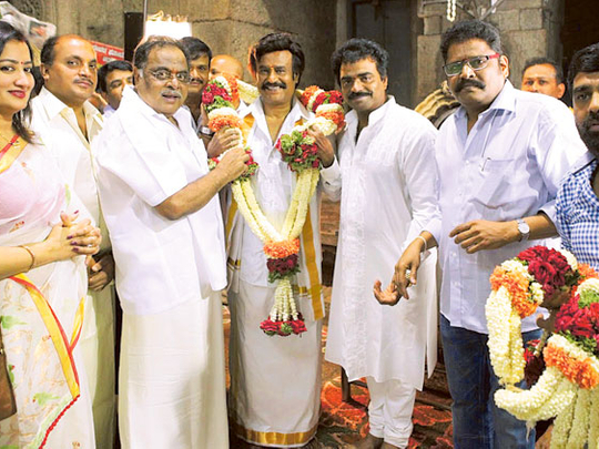 Rajinikanth shoots for ‘Lingaa’ | South-indian – Gulf News