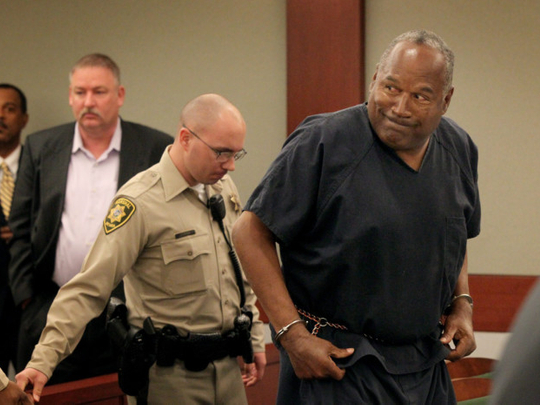 Unpaid O.J. Simpson civil judgment to be auctioned | Hollywood – Gulf News