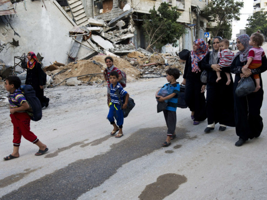 Children terrified to go back to school in Gaza | Mena – Gulf News