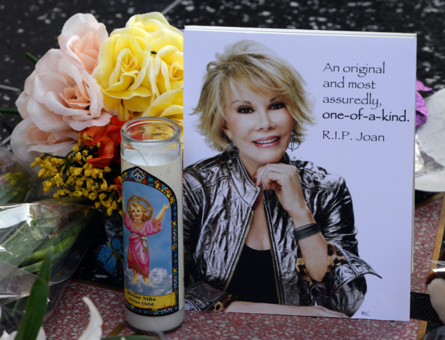 Celebrities Reflect On Joan Rivers Death Hollywood Gulf News