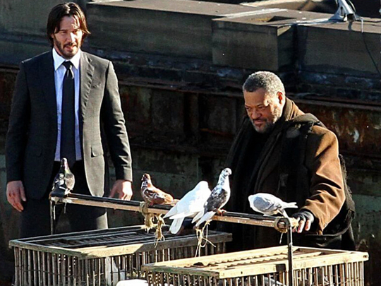 How 'John Wick 2' Reunited Keanu Reeves and Laurence Fishburne