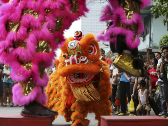 Dragons, fireworks as Chinese welcome Year of the Sheep | Asia – Gulf News