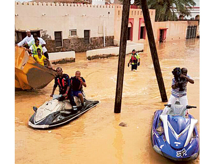 Heavy rains cause flooding in southern Oman Oman Gulf News