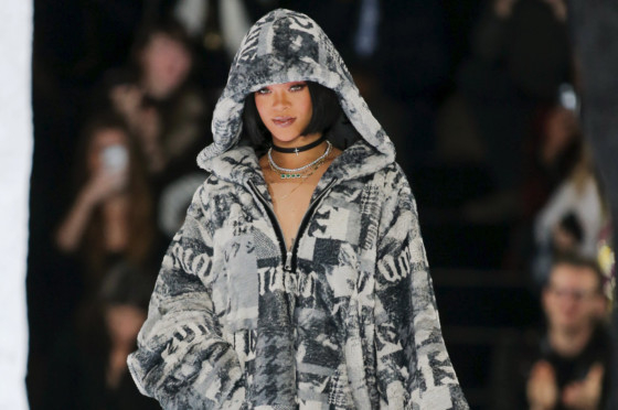 New York Fashion Week: Rihanna hits runway as designer