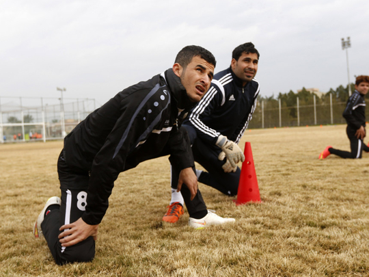 Displaced by Daesh, Iraqi football star now off to the Olympics | Mena ...