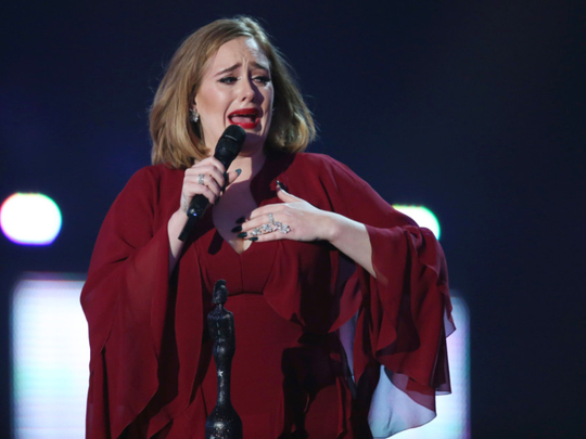 Brit Awards: Adele Gets Emotional At Big Win | Music – Gulf News