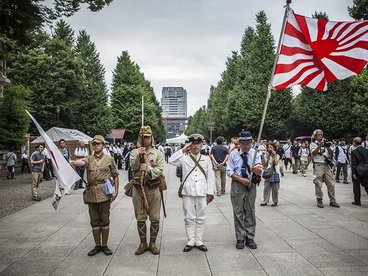 Japan, South Korea strike conciliatory note on war anniversary | Asia ...