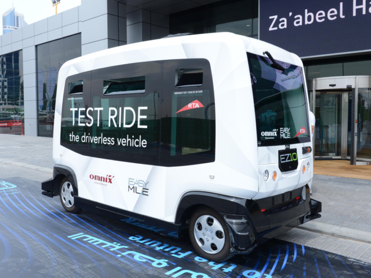 Driverless vehicle in Business Bay now | Transport – Gulf News