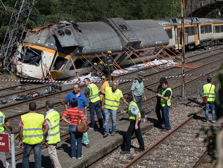 At least 4 dead as train derails in Spain Europe Gulf News
