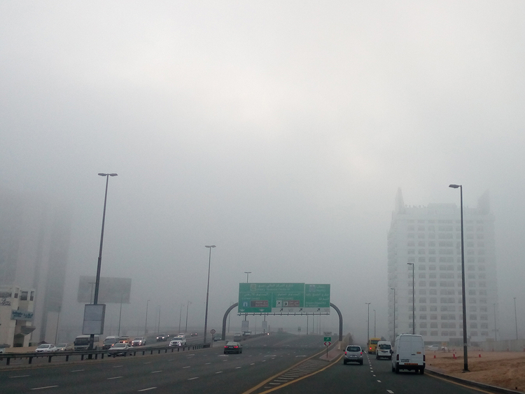 UAE: Foggy conditions in Abu Dhabi, Dubai, Sharjah, Umm Al Quwain and Al  Ain, partly cloudy skies, high humidity | Weather – Gulf News