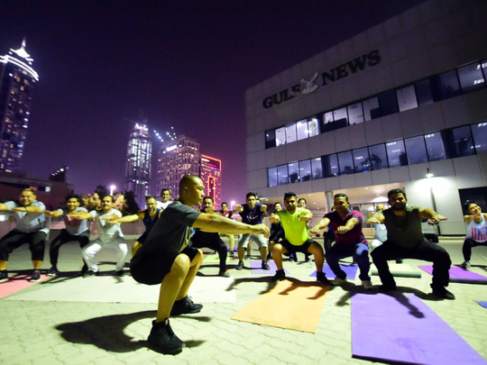 Gulf News Employees Accept 30 Day Fitness Challenge Society Gulf News 