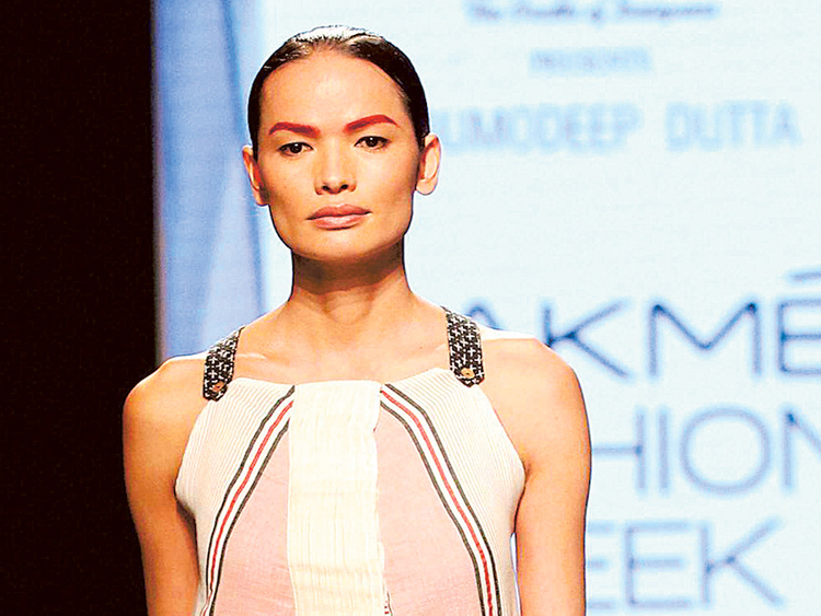 750px x 563px - Anjali Lama has her moment in the spotlight at Lakme Fashion Week | Fashion  â€“ Gulf News