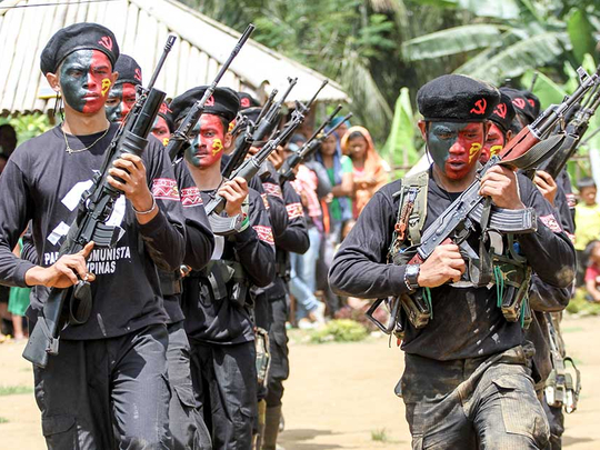 Philippine communist rebels step up attacks | Philippines – Gulf News