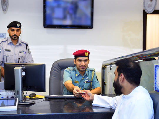 Sharjah police return stuff