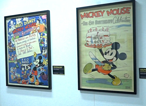 tab Vintage posters of Mickey mouse going for auction