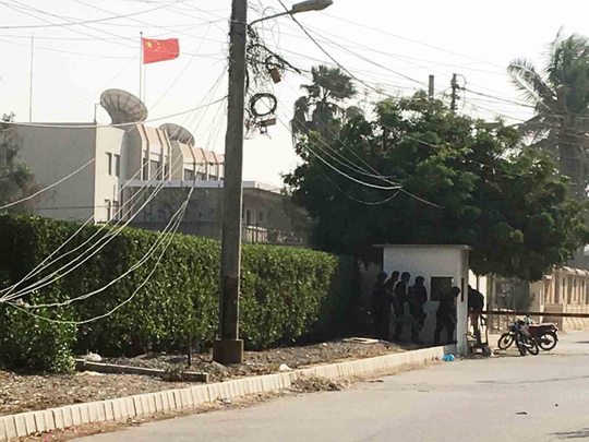 Chinese embassy attack Karachi 23112018