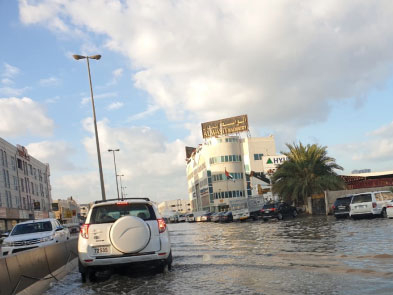 181127 Sharjah rain aftermath