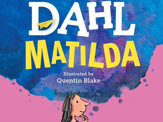 Cover of Roald Dahl's book 'Matilda'