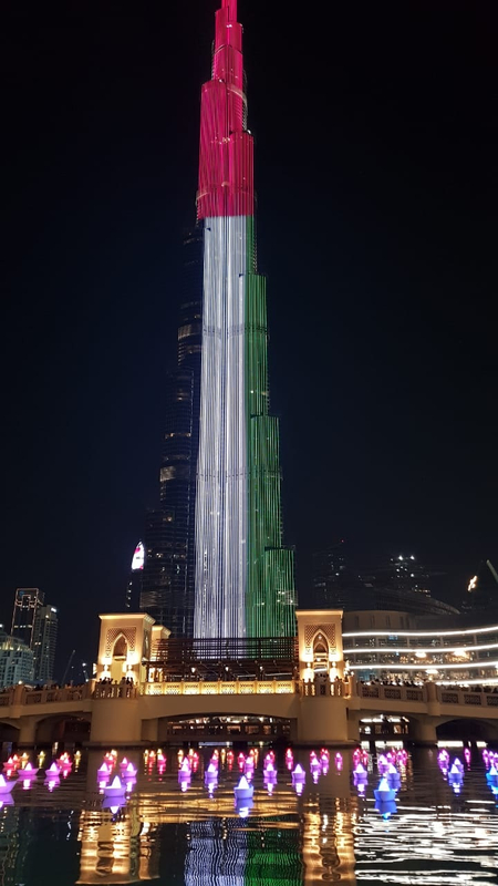 Burj Khalifa colours