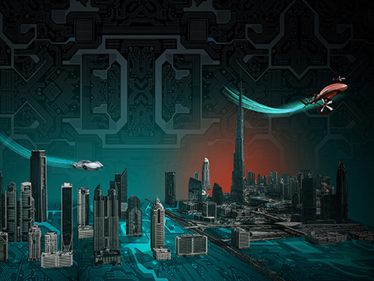 Dubai 2050 illustration for web