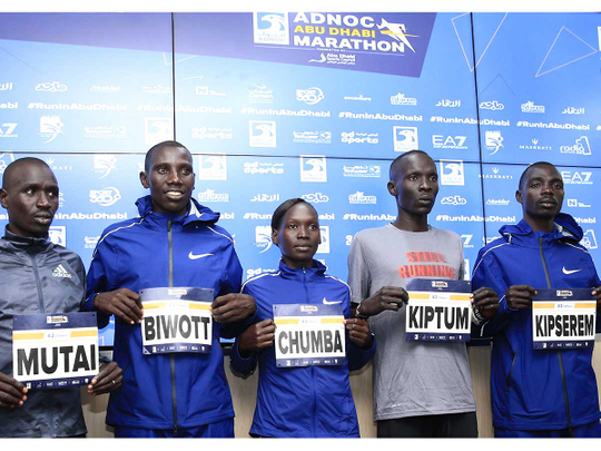 Kenyan star Kiptum positive he can carry form into Abu Dhabi Marathon