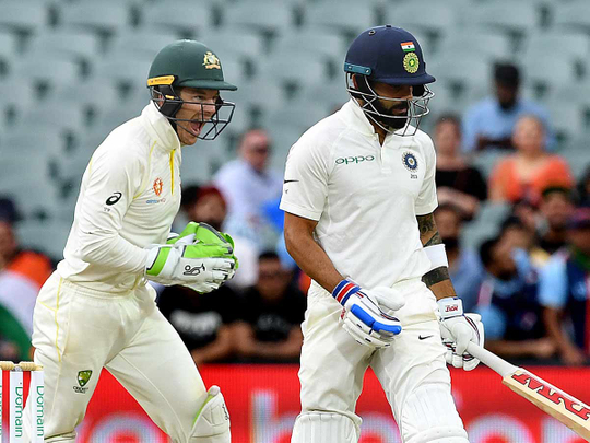India's captain Virat Kohli Test in Australia 08122018