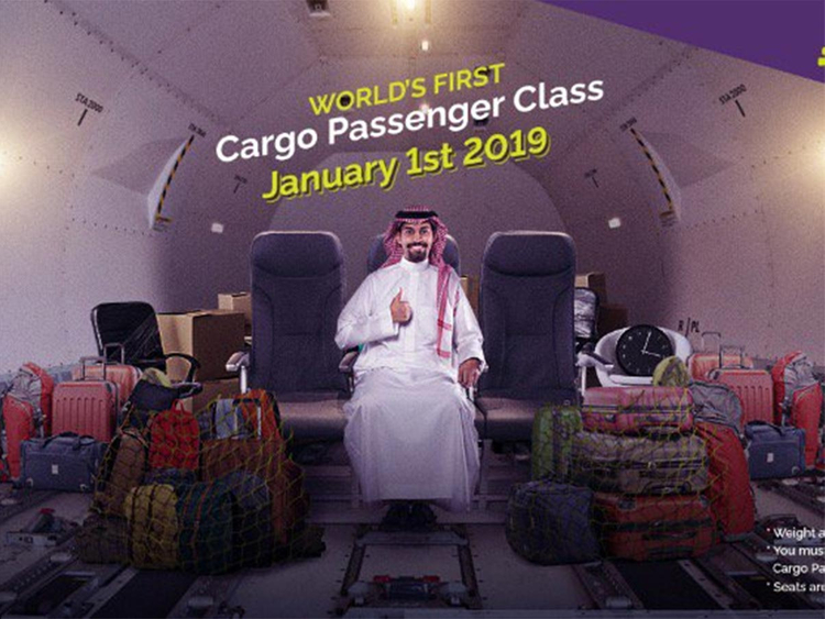 Saudi Airline Flyadeal Pranks Social Media With Cargo Passenger Seats - 