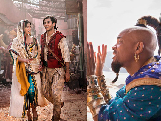 Why is Jasmine milky white and the Genie not blue? Twitter reacts to Aladdin  first look.