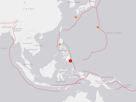 Quake Philippines USGS 29122018