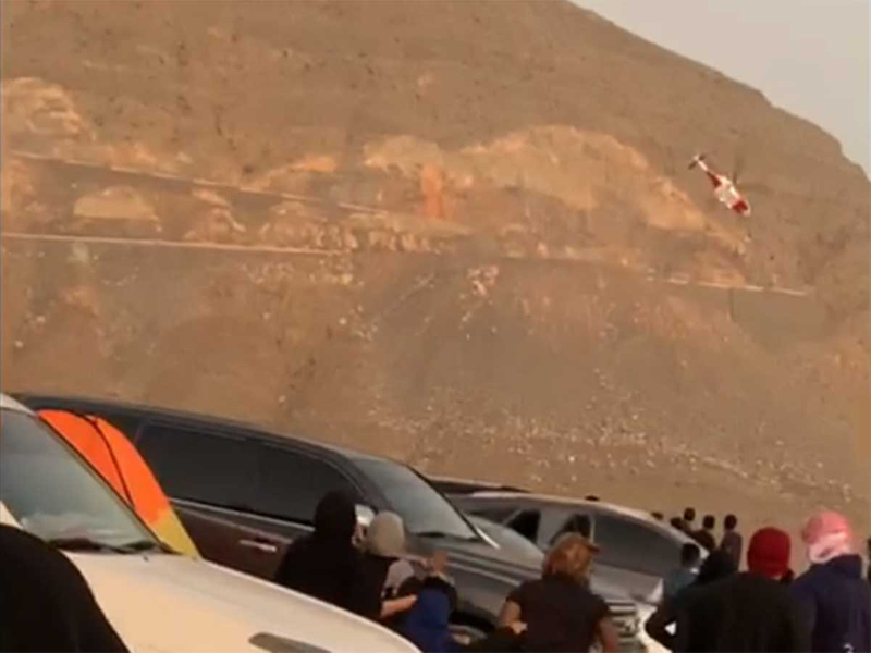 Video Four Dead In Rak Helicopter Crash Uae Gulf News