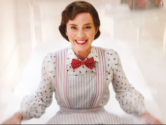 Emily Blunt as Mary Poppins in