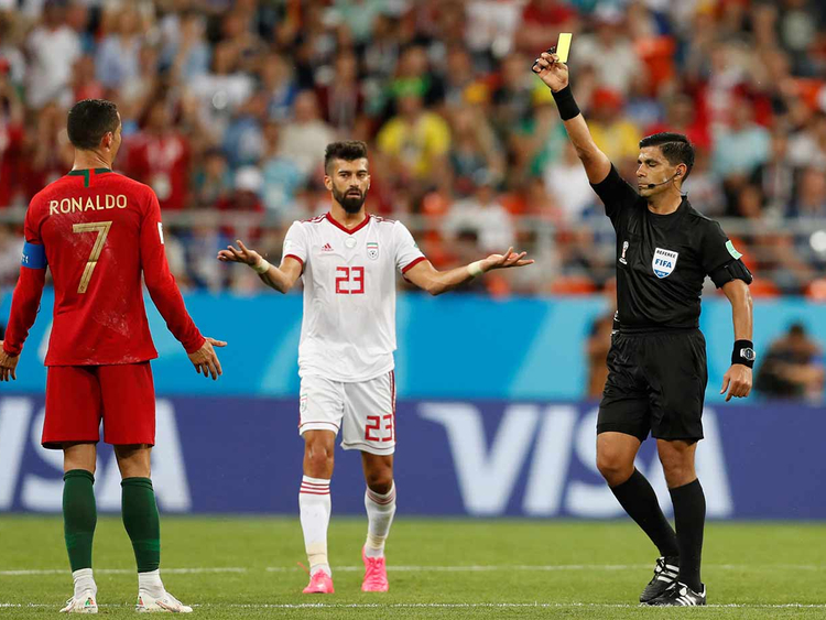 Comment: Yellow card to Ronaldo fair as per video evidence | Football –  Gulf News